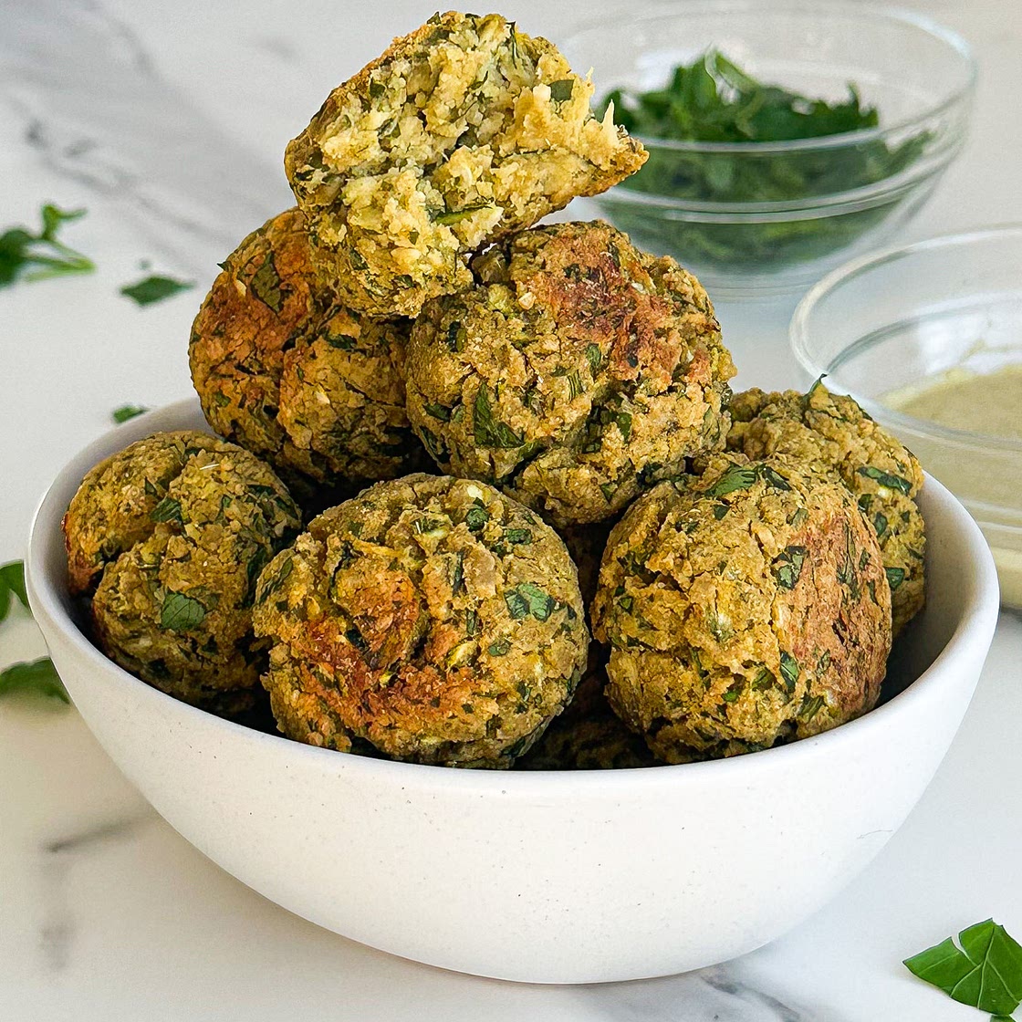 Easy Baked Tofu Zucchini Bites