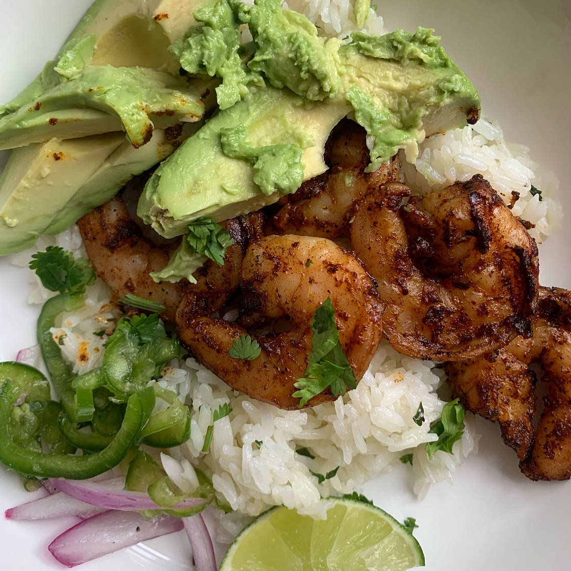 Chipotle Shrimp Rice Bowls (Moribyan)