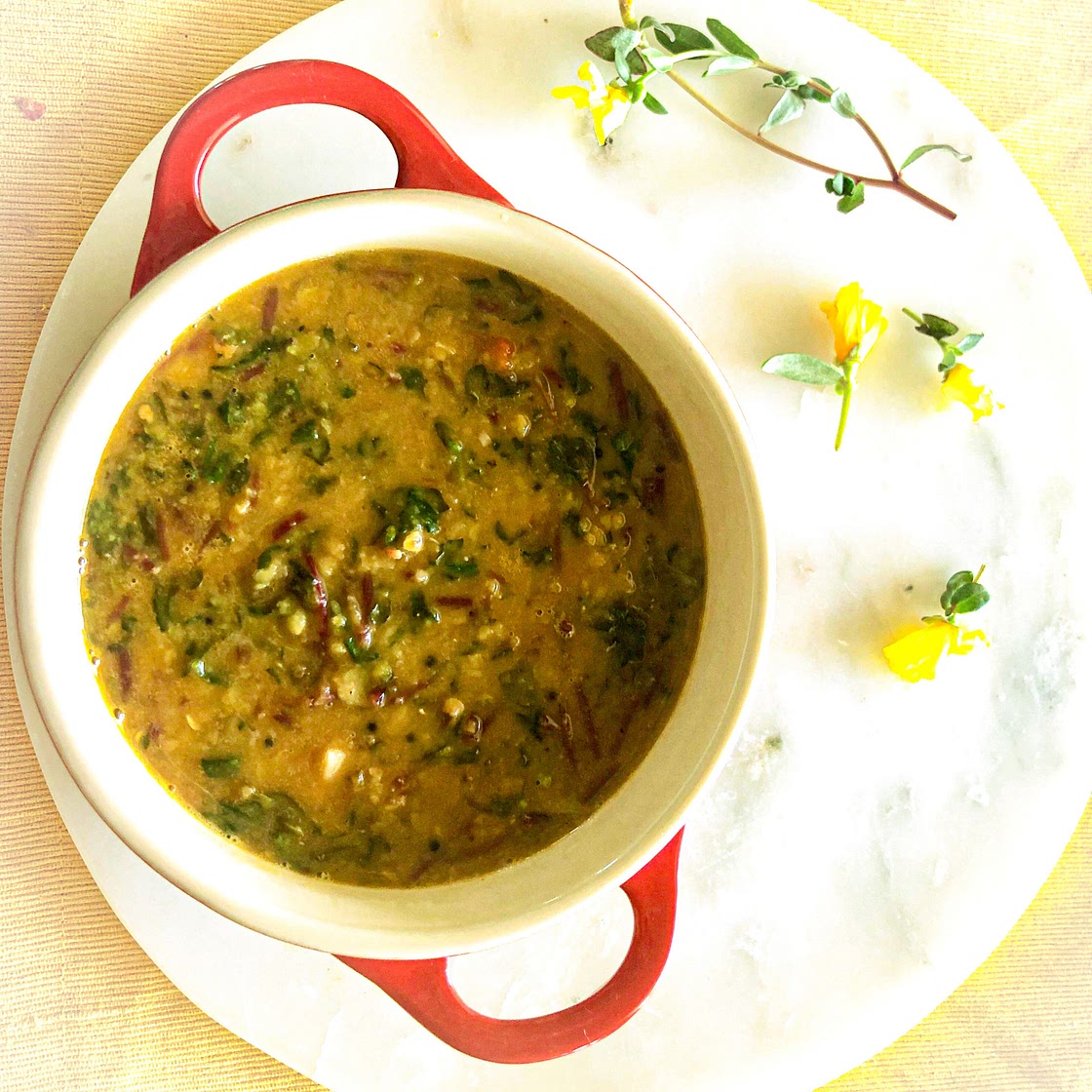 Spinach mash