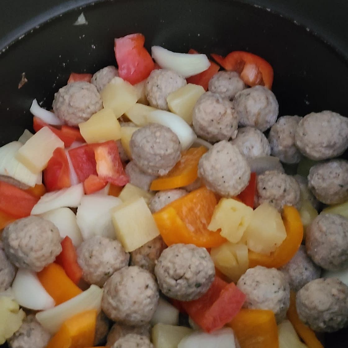 Crockpot Hawaiian Meatballs