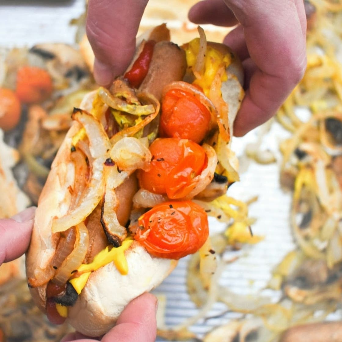 Vegan Hot Dog Bake
