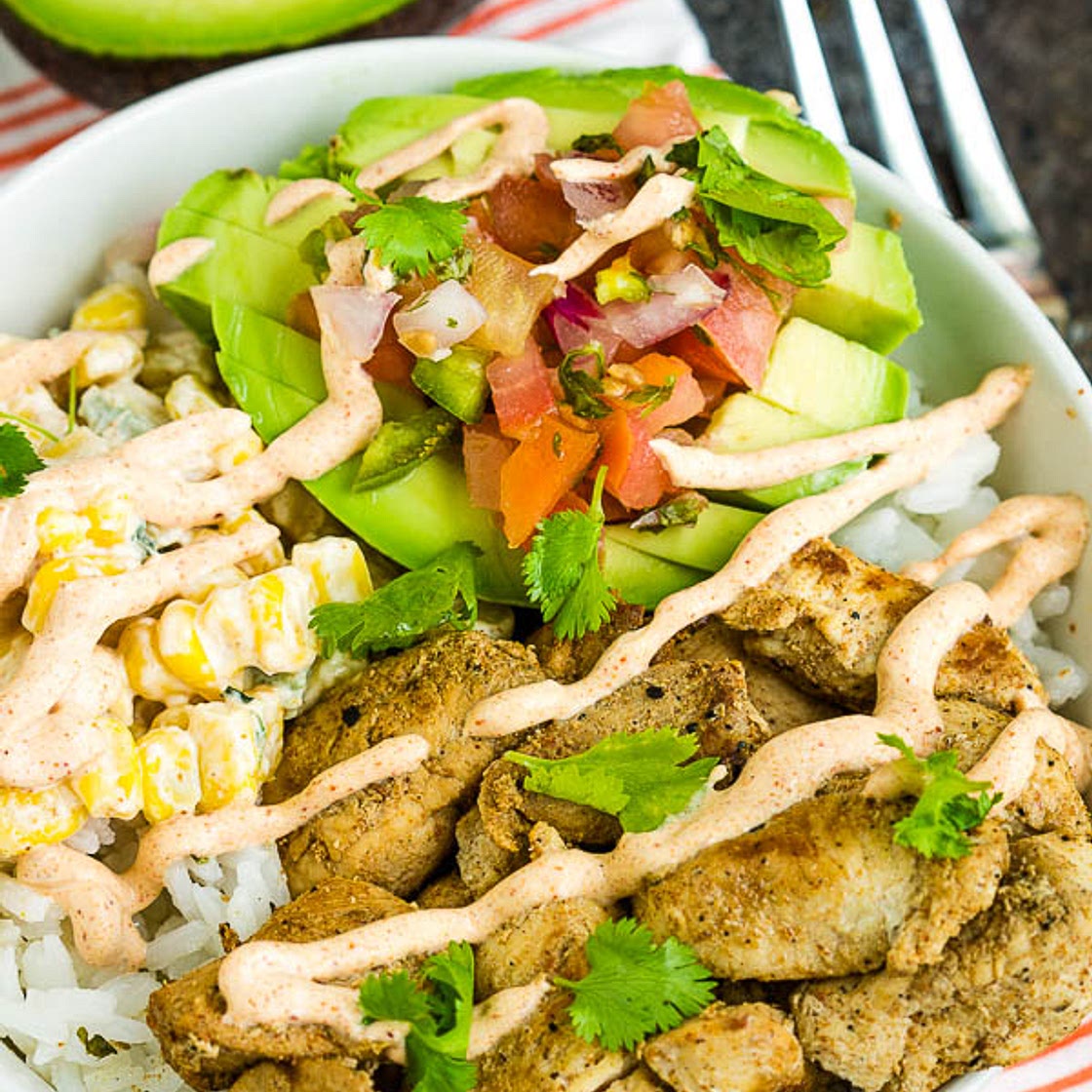 Fajita Chicken Bowl Recipe