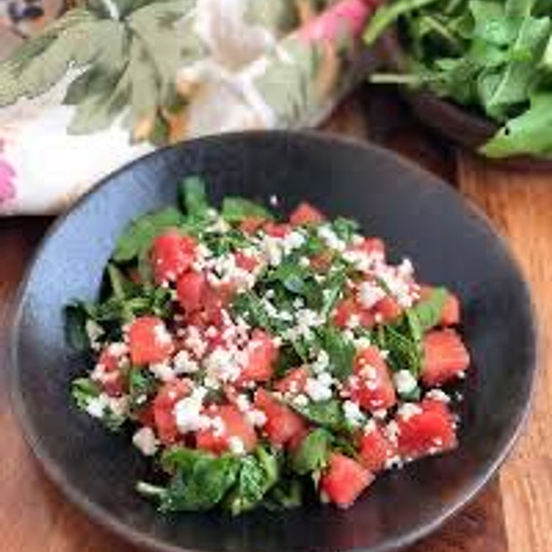 Watermelon & Arugula Salad
