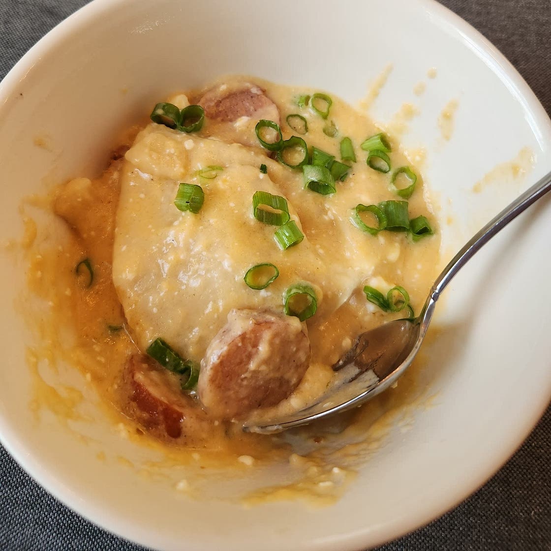 Crock Pot Pierogi and Kielbasa Casserole