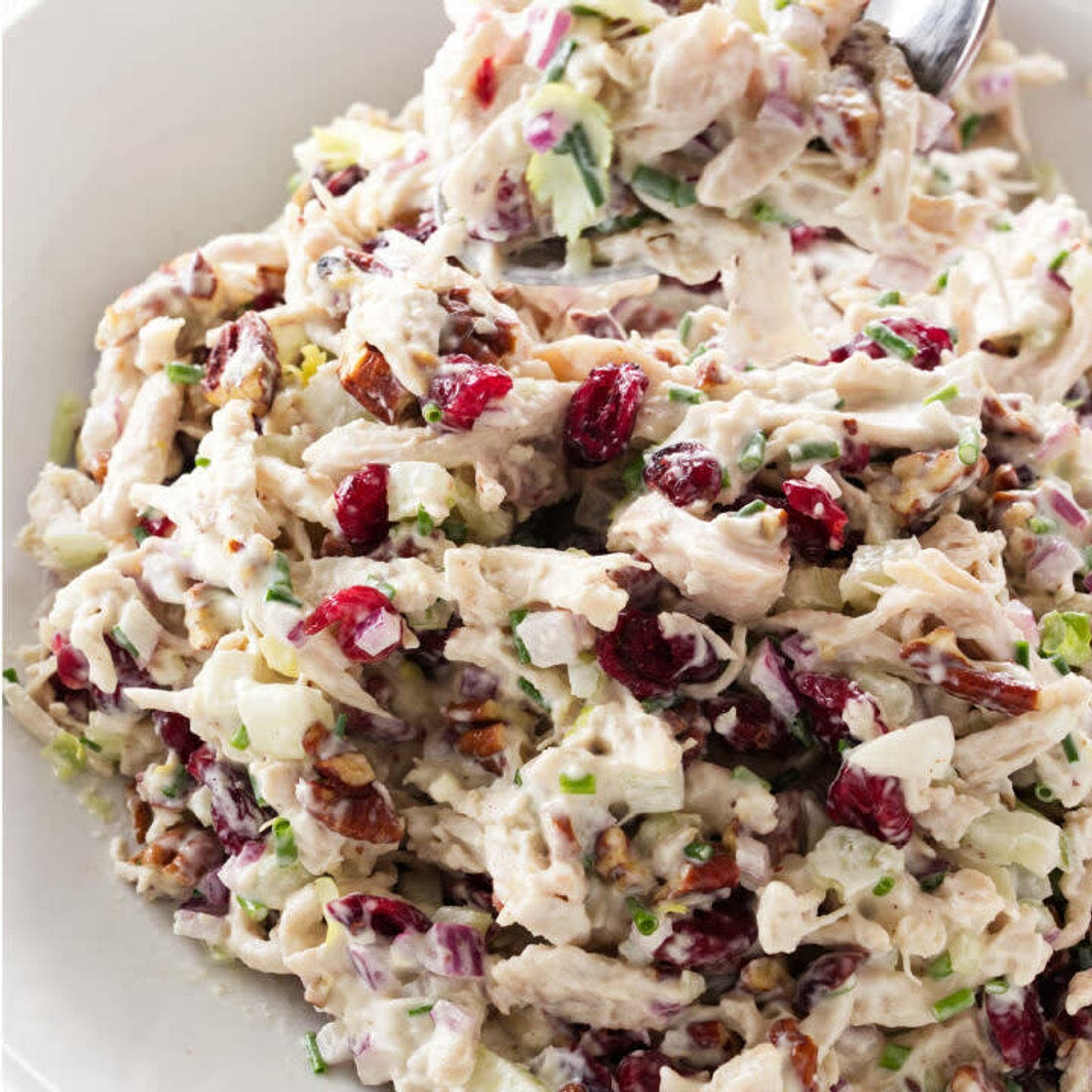 Chicken Salad with Cran-Apple (No Mayo)