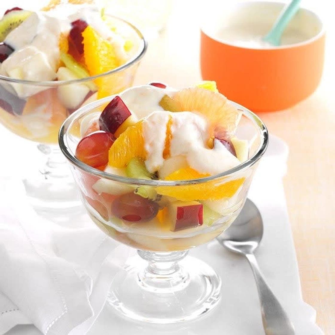 Fruit Salad w/ Citrus Yogurt Sauce