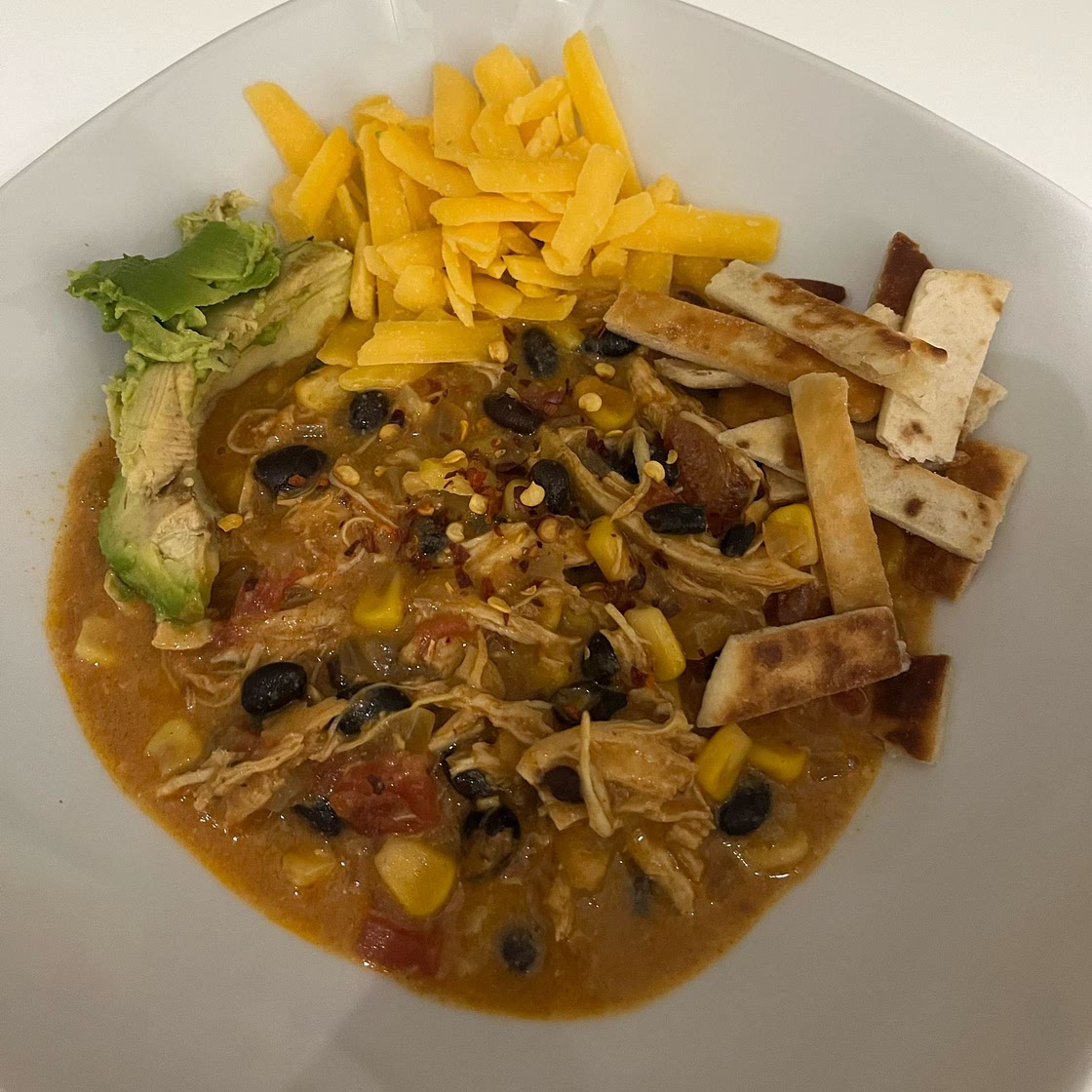 Creamy Chicken Tortilla Soup