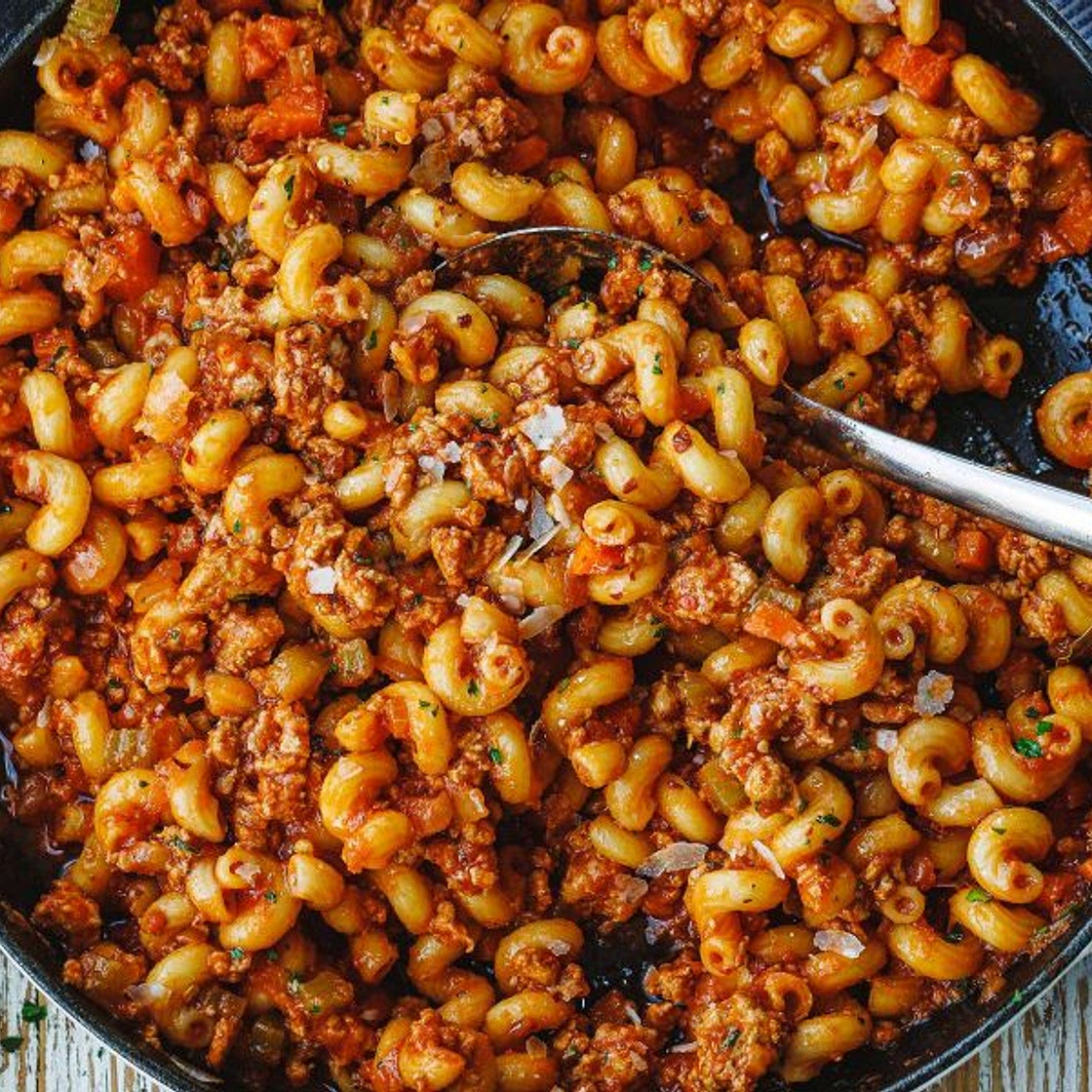 Ground Turkey Pasta Skillet