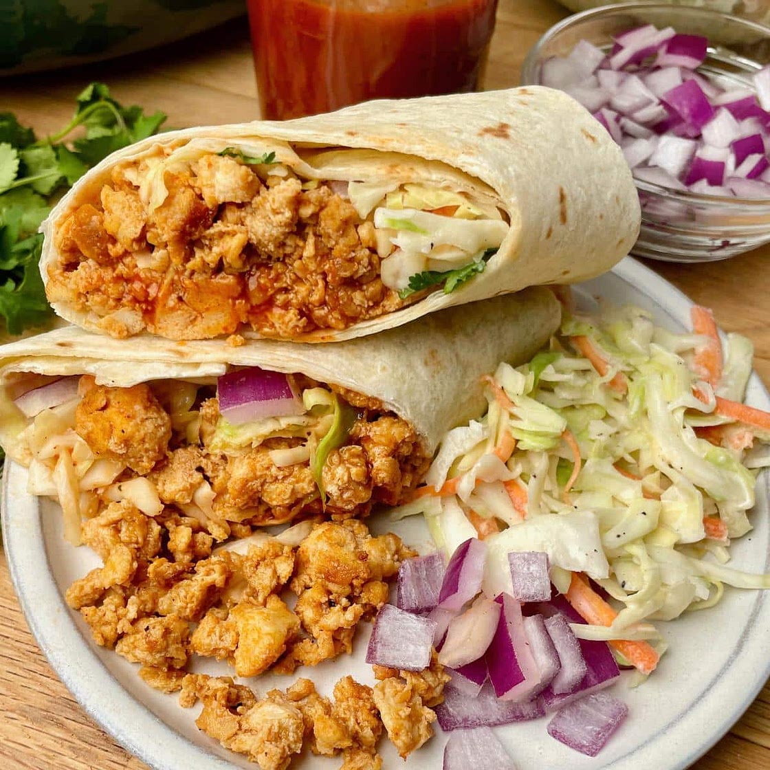 BBQ Tofu Wraps