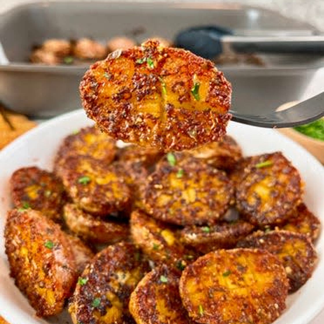 Crispy Parmesan Roasted Potatoes