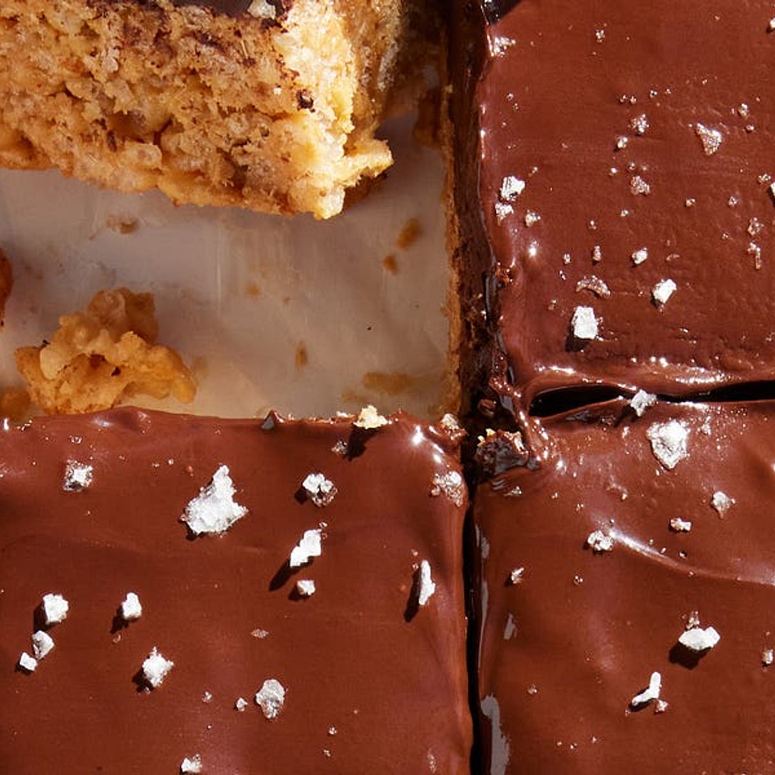 Chocolate Peanut Butter Rice Krispie Treats