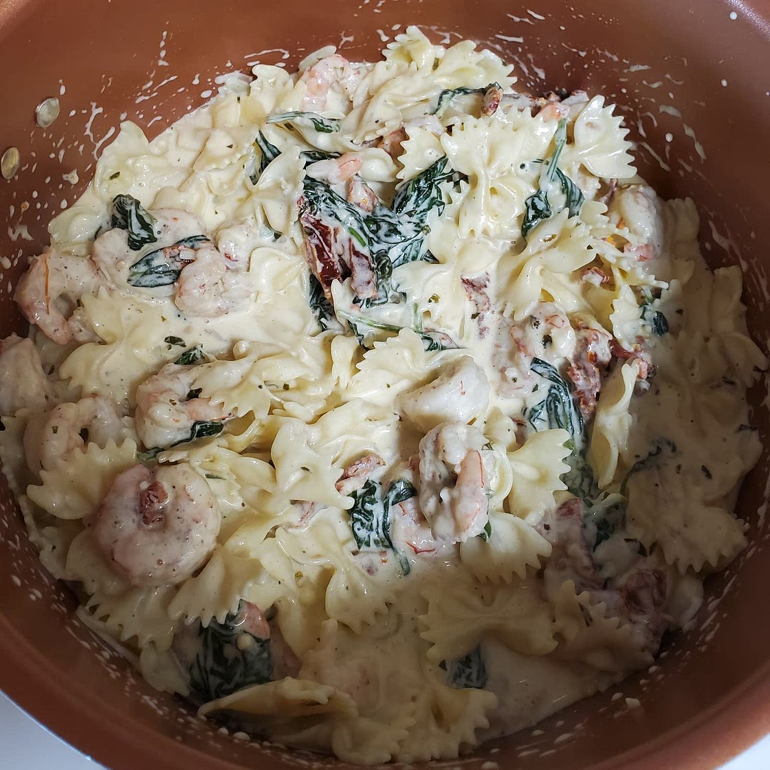 Creamy Tuscan Shrimp (Keto friendly)