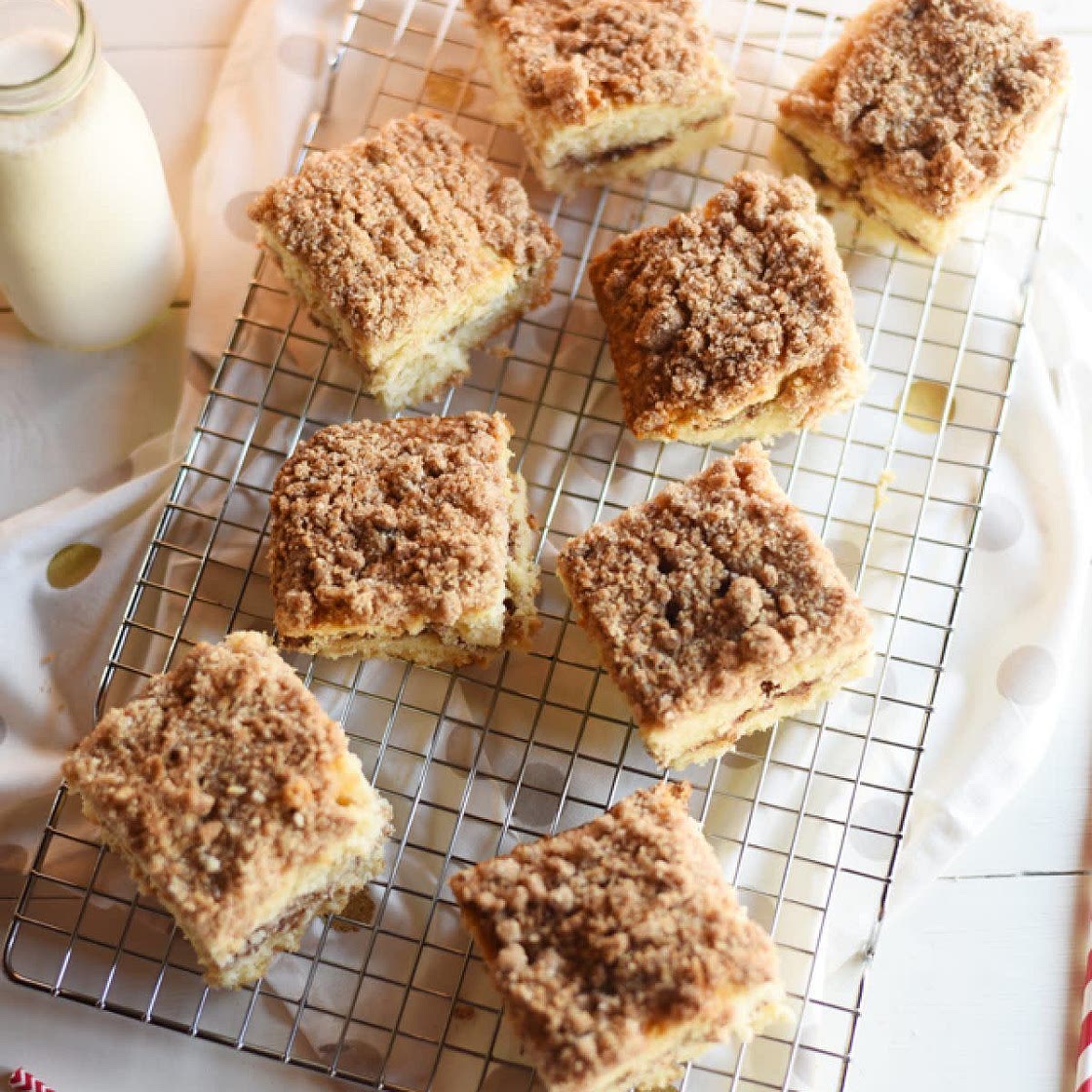 Pastel de café con canela