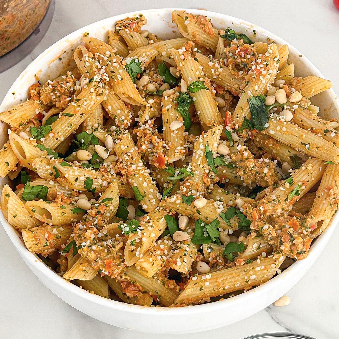 15-Minute Sun-Dried Tomato Pesto Pasta