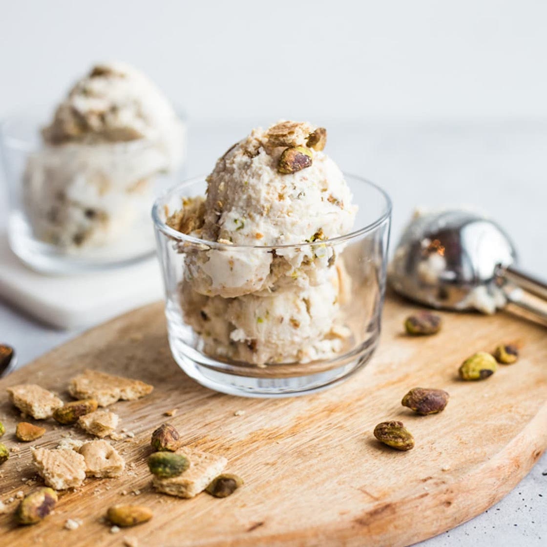 Pistachio Cottage Cheese Ice Cream