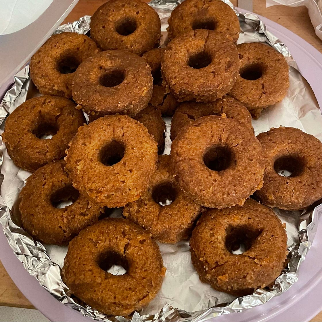 Pumpkin doughnuts