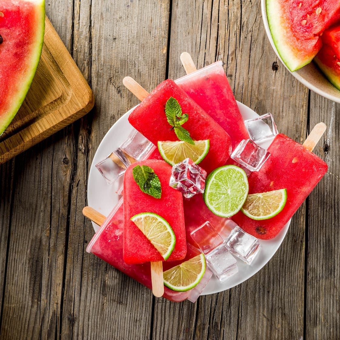 Watermelon Popsicles