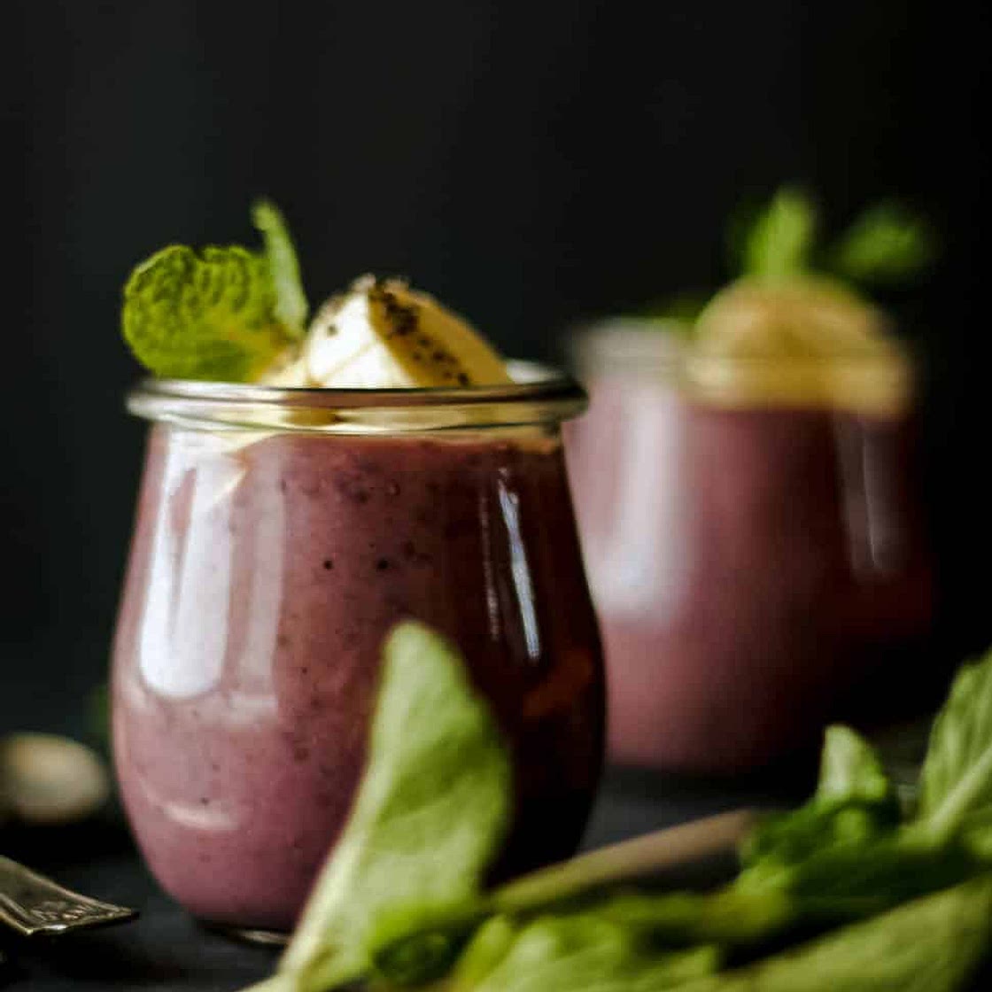 Purple Sweet Potato Chia Seed Pudding