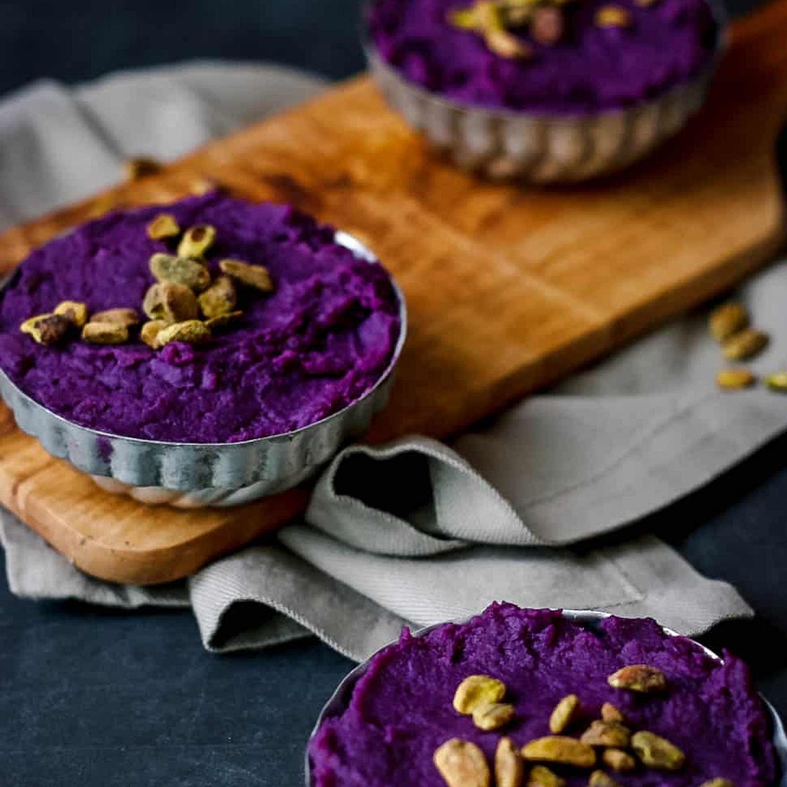 Mashed Purple Sweet Potatoes