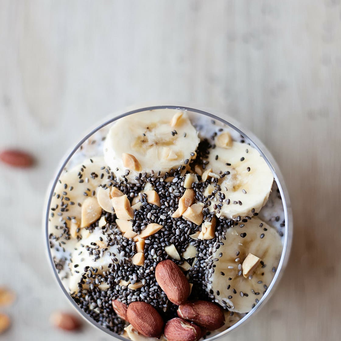 Easy Banana Chia Pudding