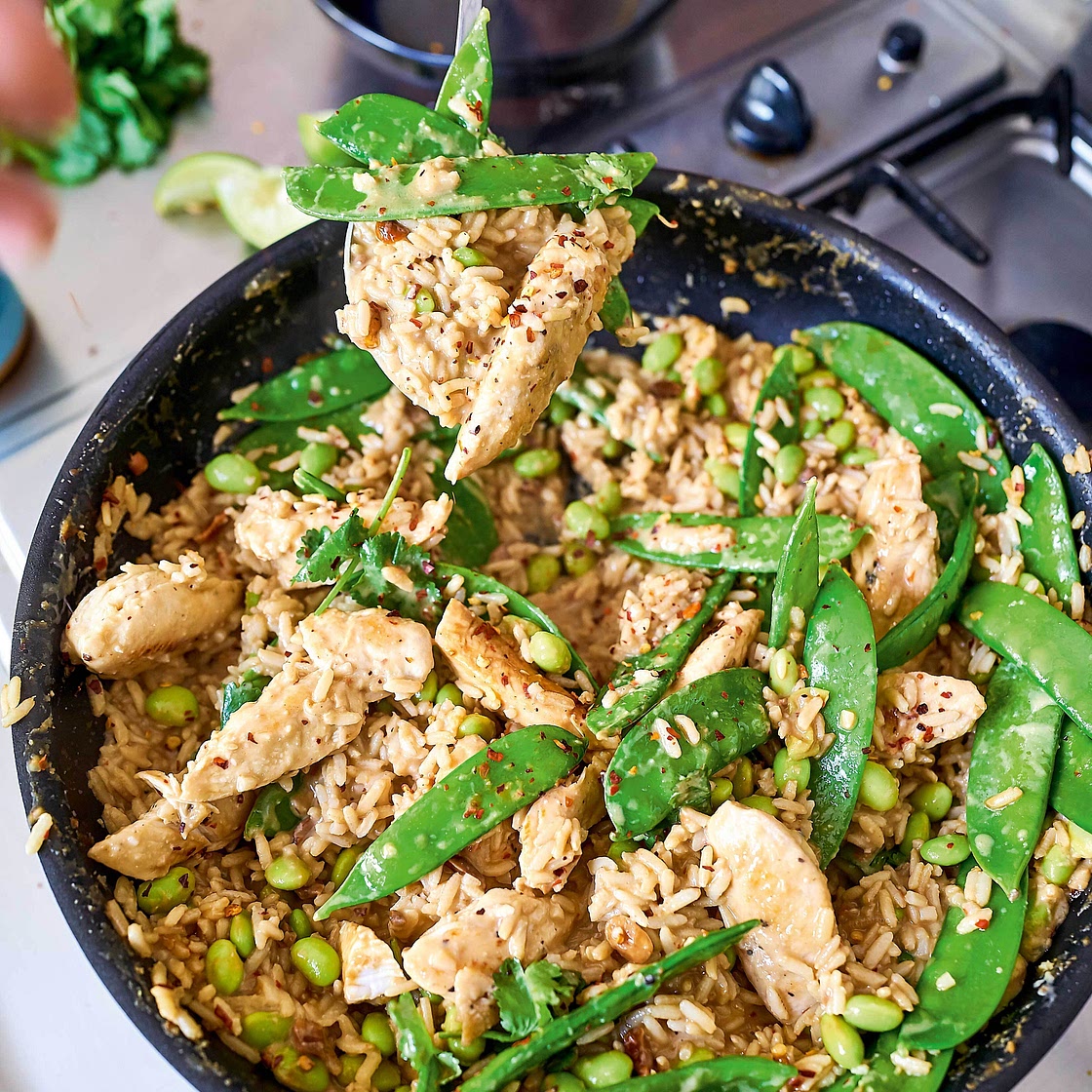 Satay Chicken Rice Bowls p167