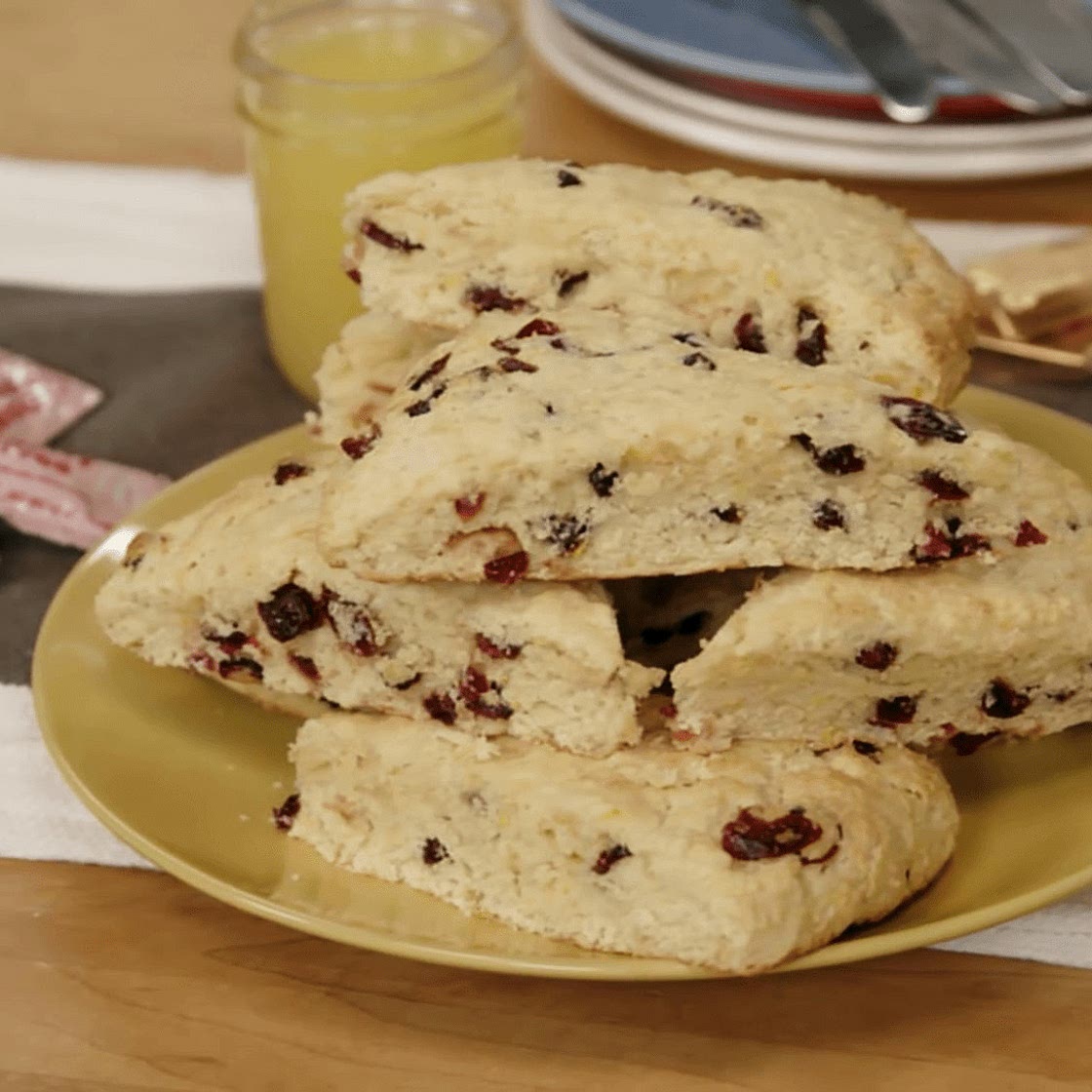 Orange-Cranberry Scones