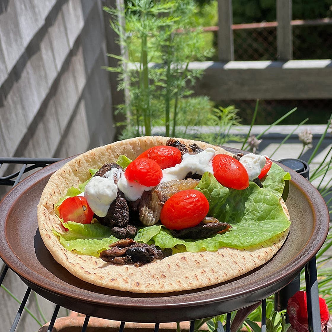 Smokey Roasted Mushroom Sandwich