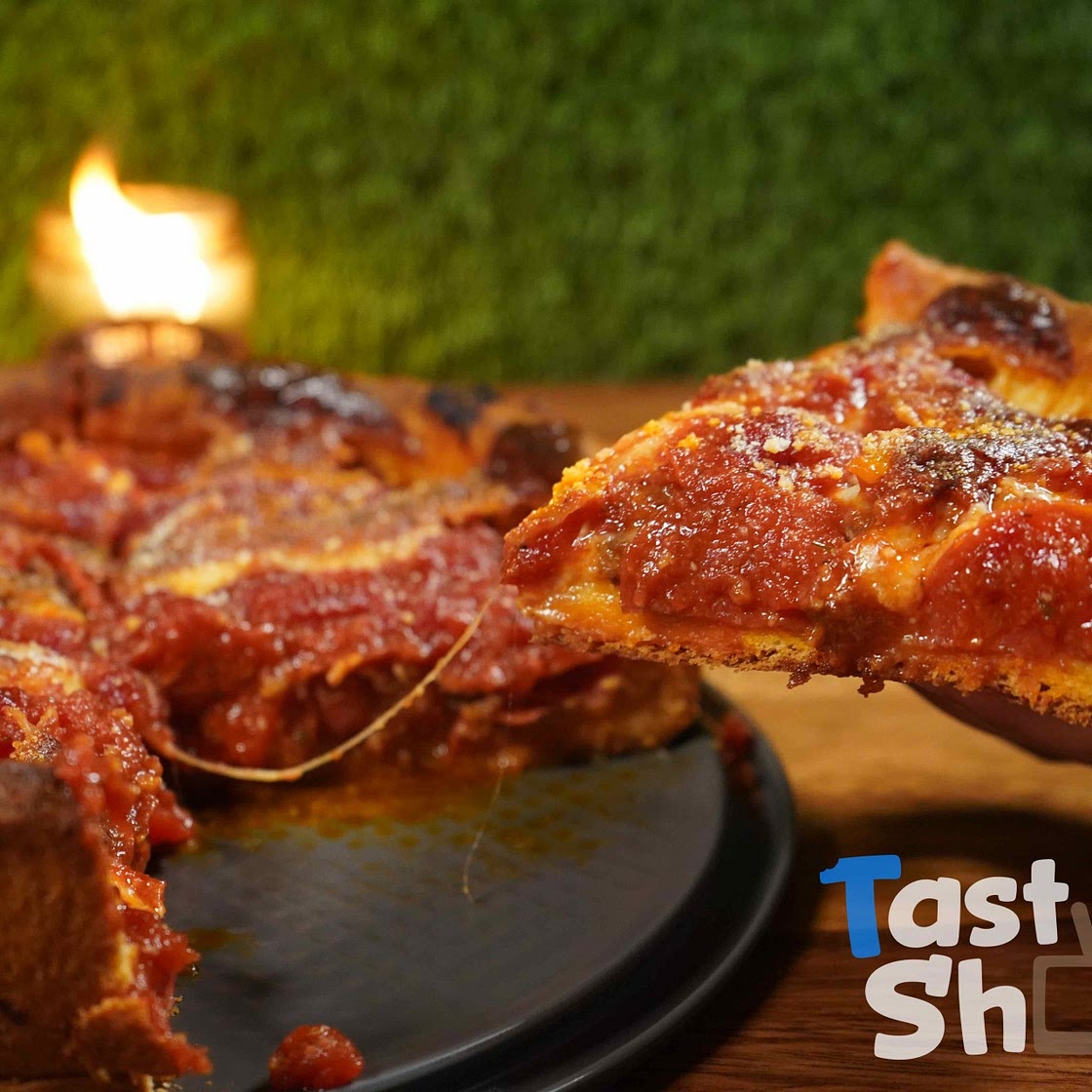 Homemade Chicago Deep Dish Pizza