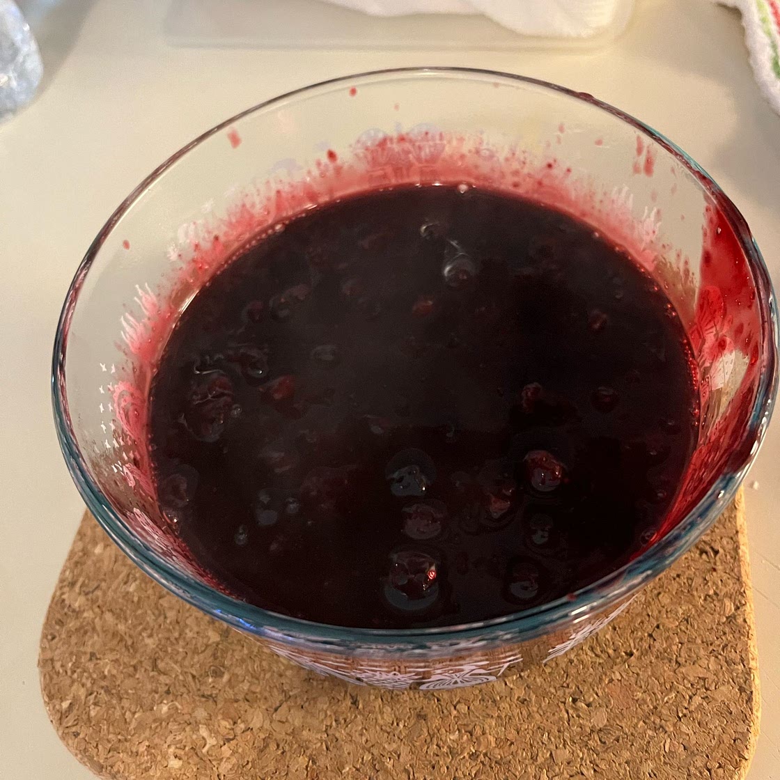 Blueberry Sauce Topping