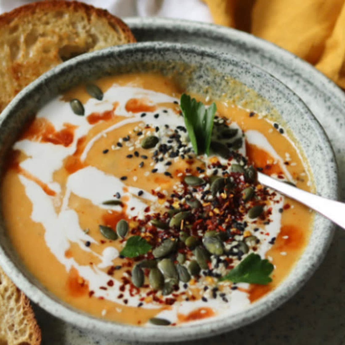 Root vegetable soup