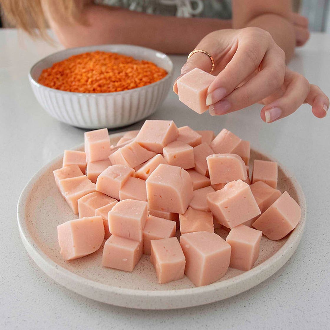1-INGREDIENT RED LENTIL TOFU