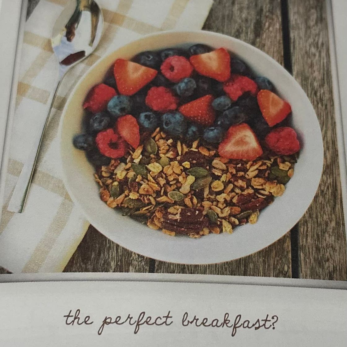 Cinnamon granola