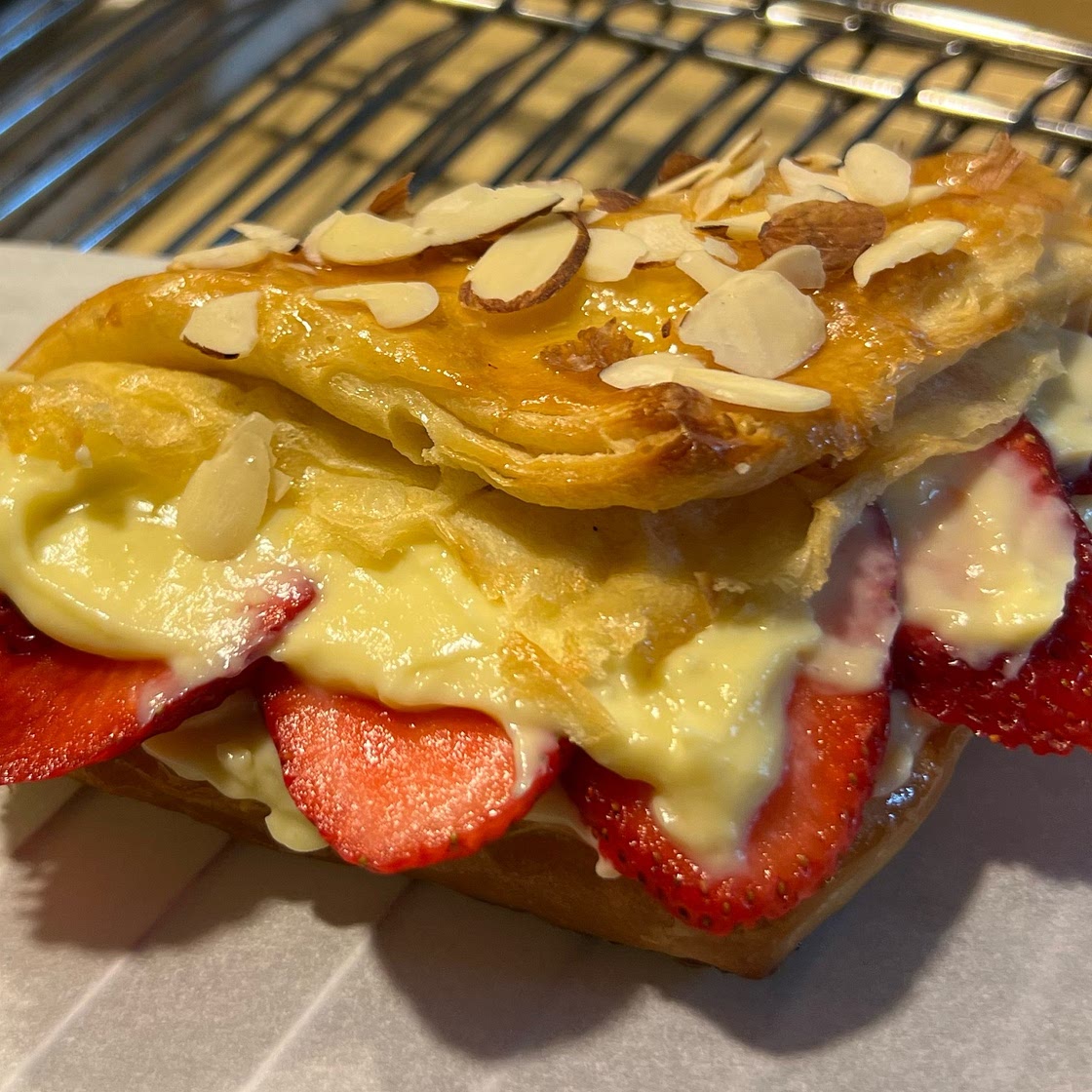 Strawberry Croissants