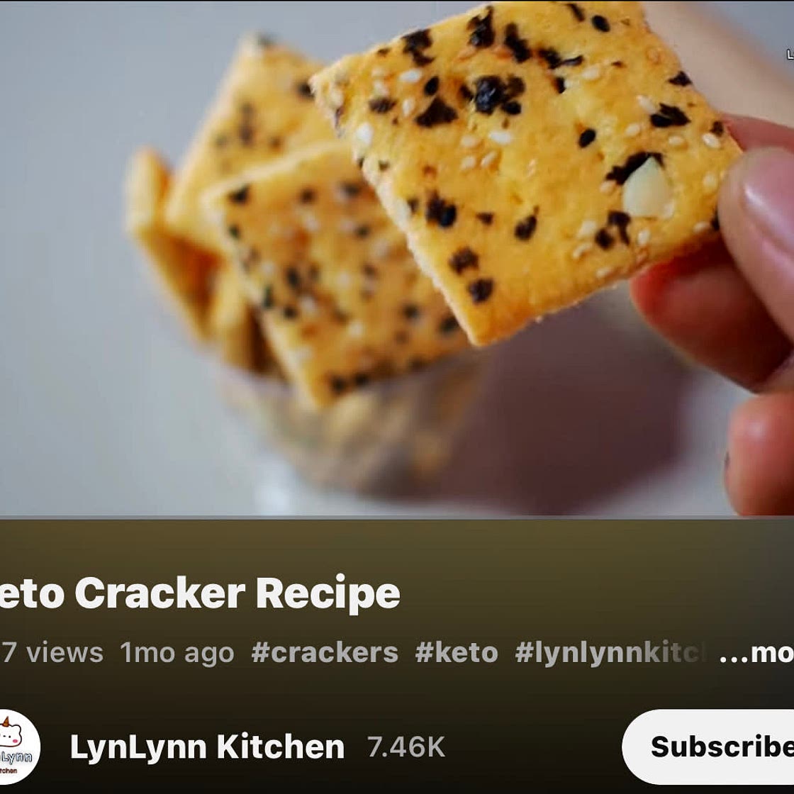 Keto Cracker Recipe