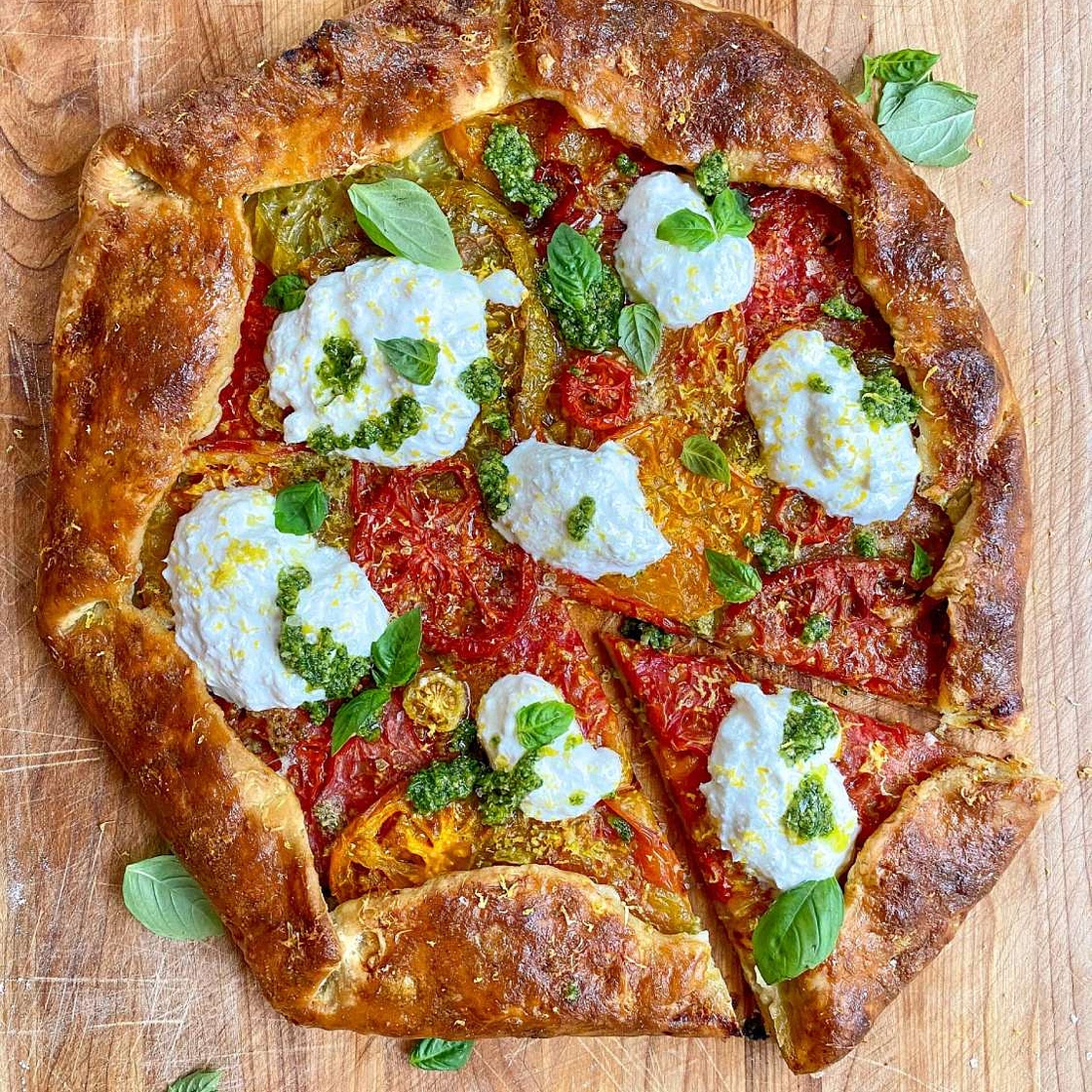 Heirloom Tomato Galette