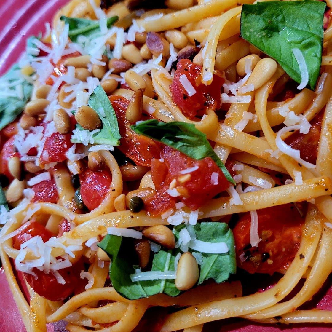 Roasted Tomato and Basil Pasta