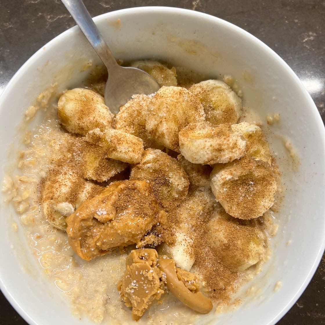 Banana Peanut Butter Overnight Oats
