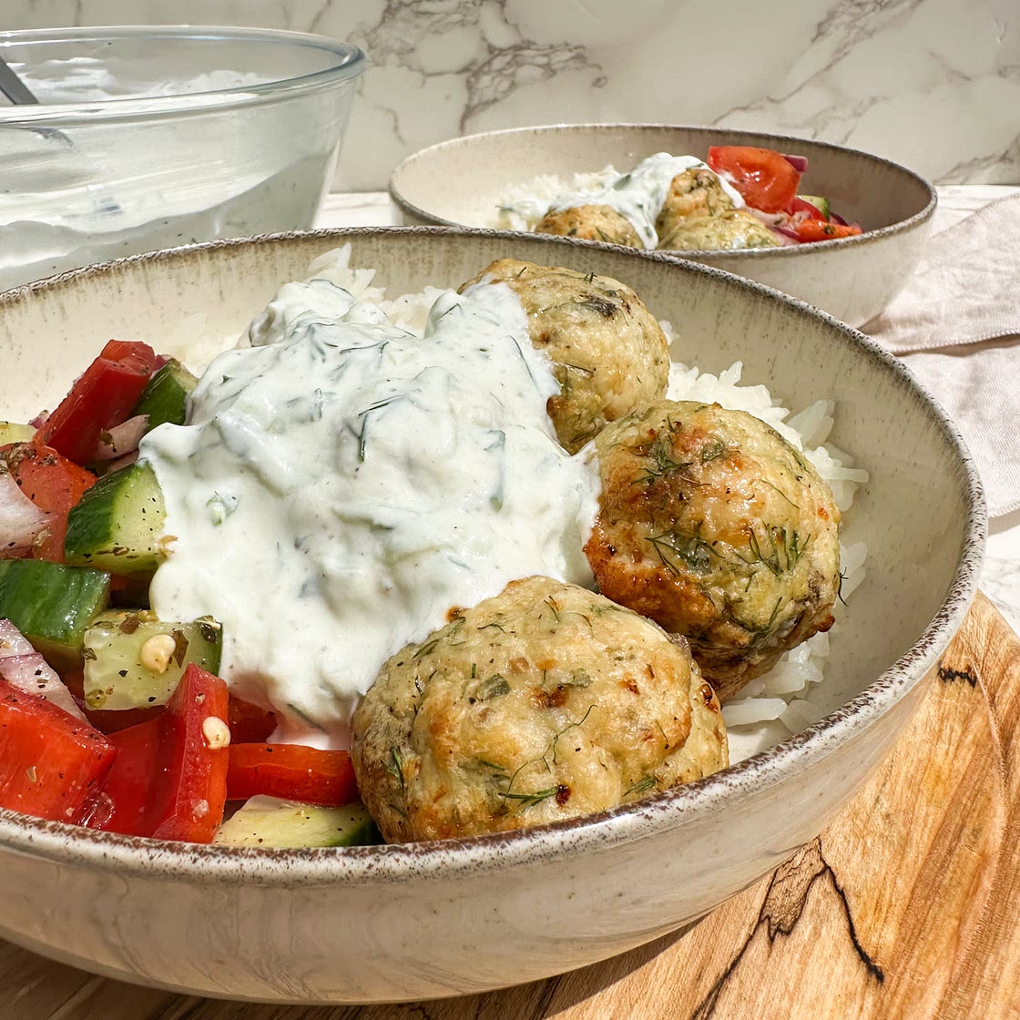 Greek Chicken Meatballs