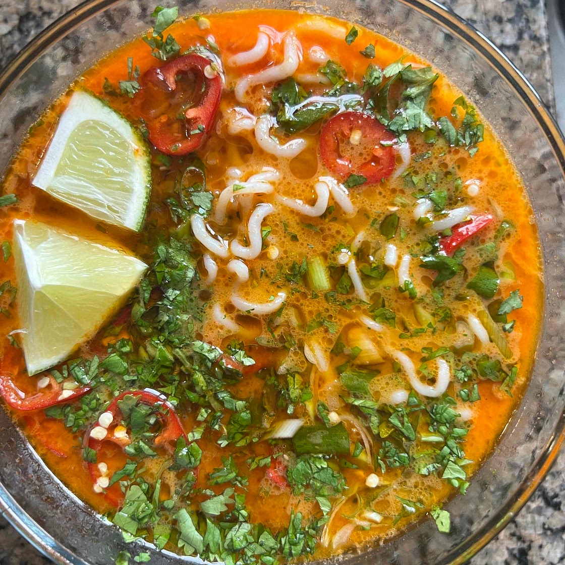 Low Cal & High Protein Thai Inspired Soup