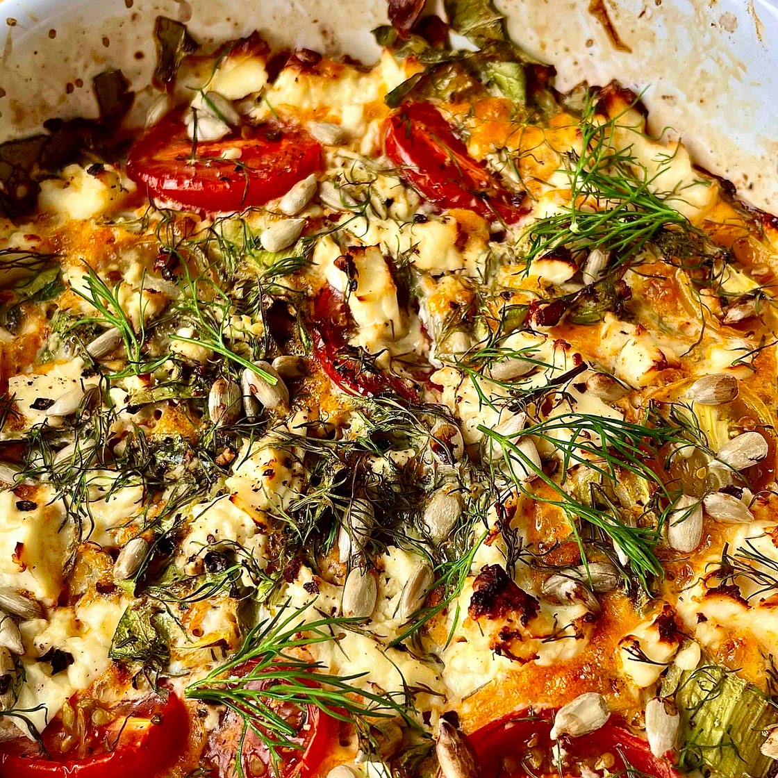 Harissa Baked Pak Choi
