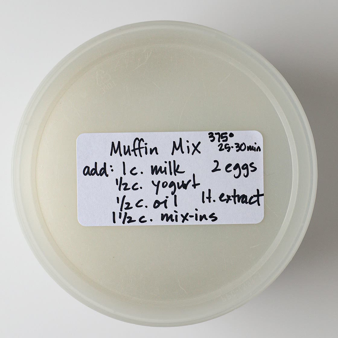 Homemade Muffin Mix Recipe
