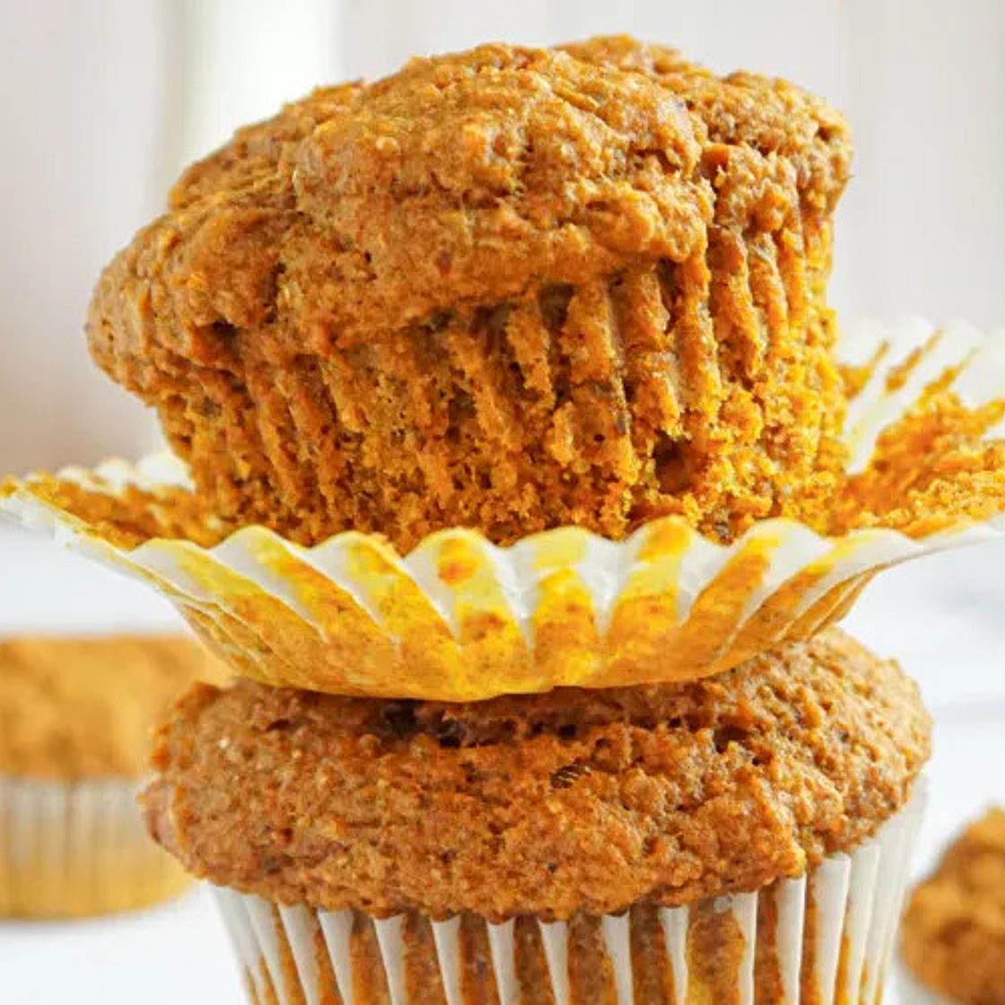 Liv's Pumpkin Flax Muffins