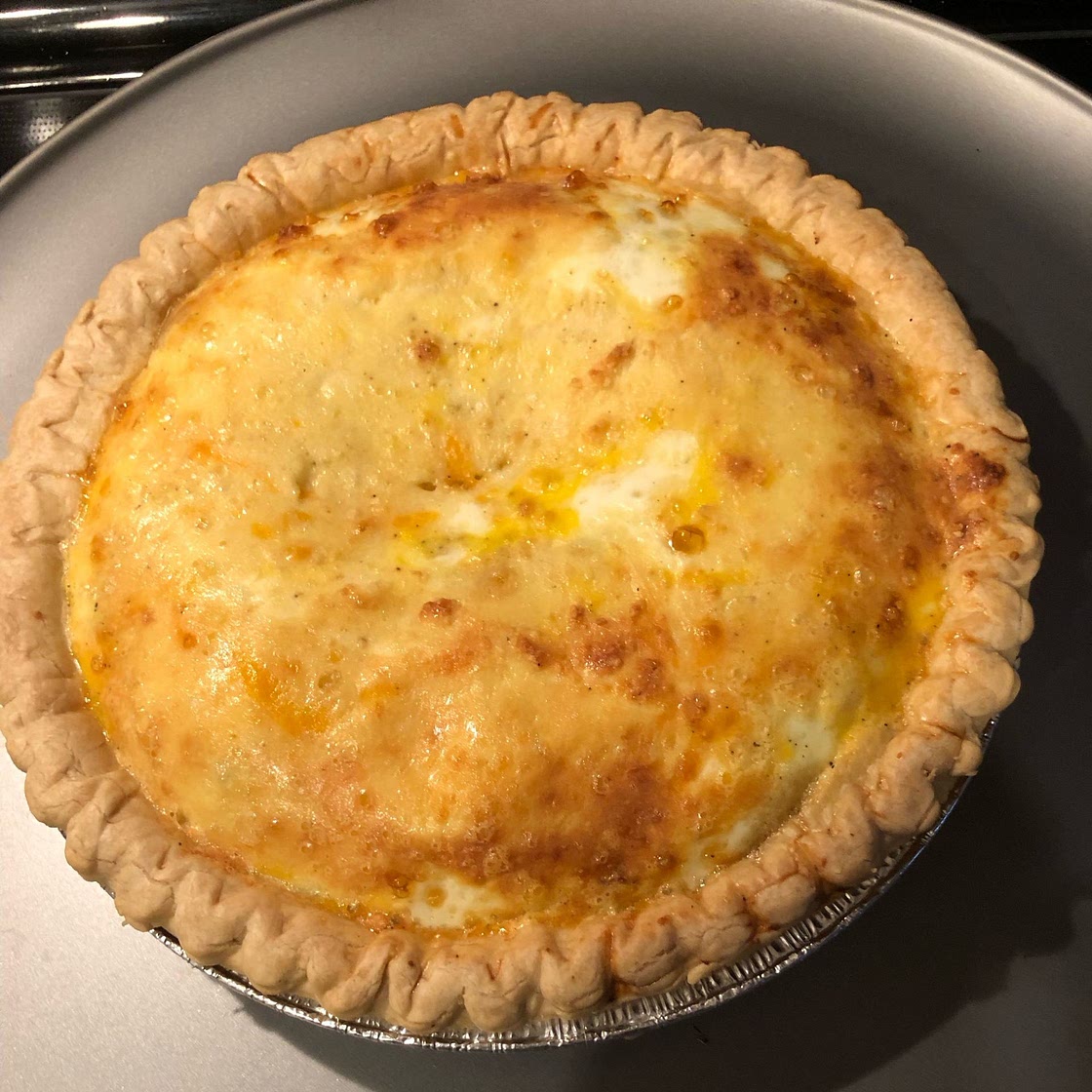 Bacon and Cheese Quiche Recipe