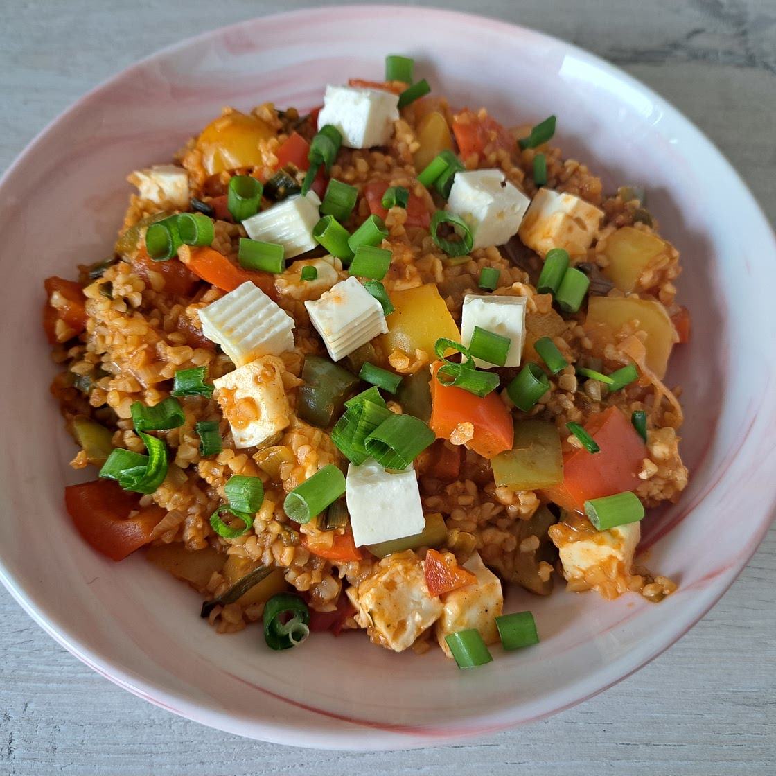 Bulgur Paprika Pfanne