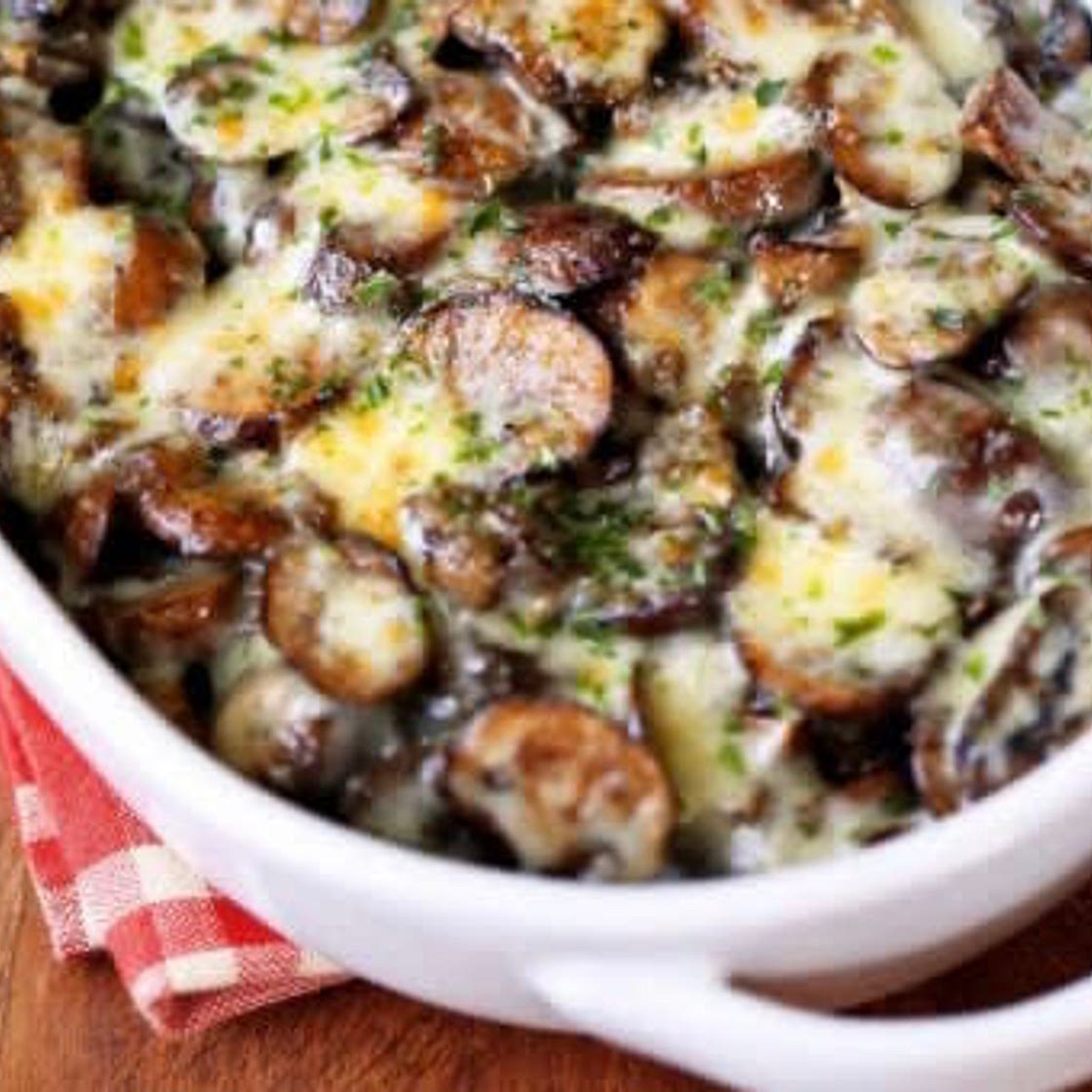 Cheesy Mushroom Casserole