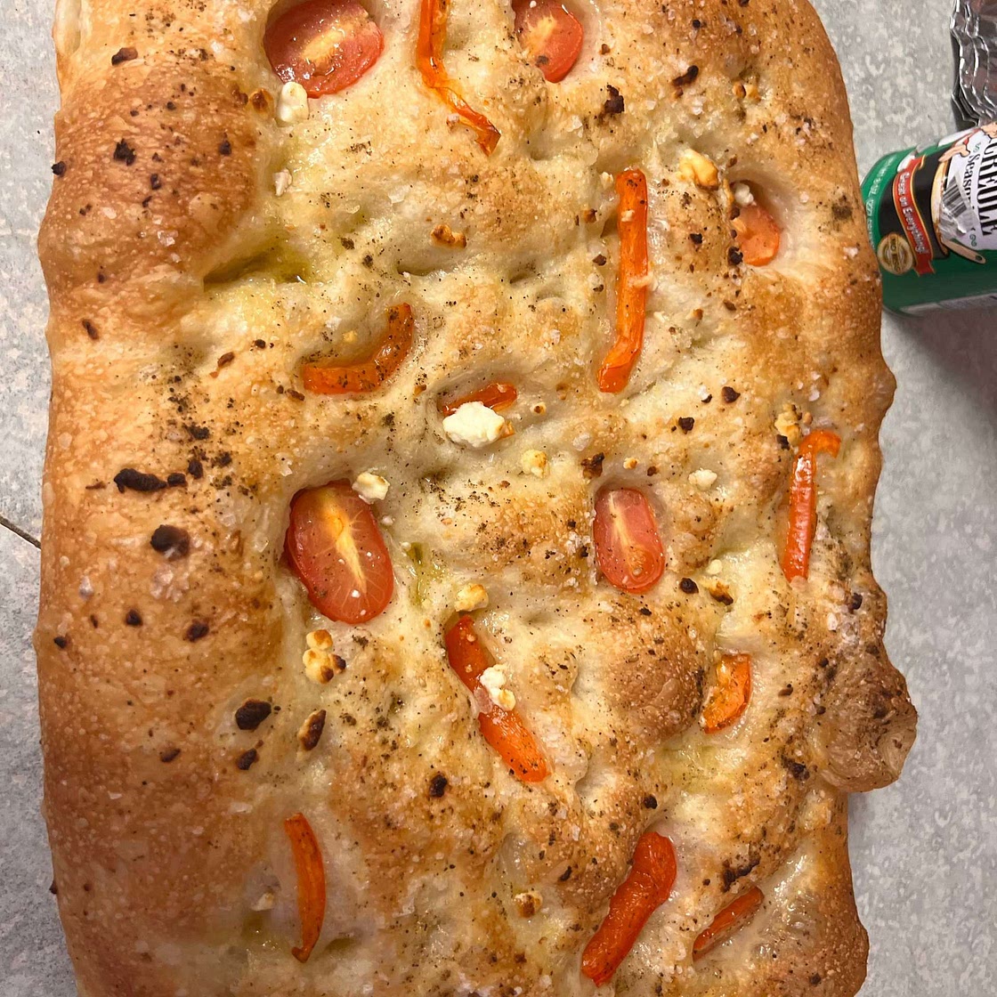 Greek Salad Focaccia
