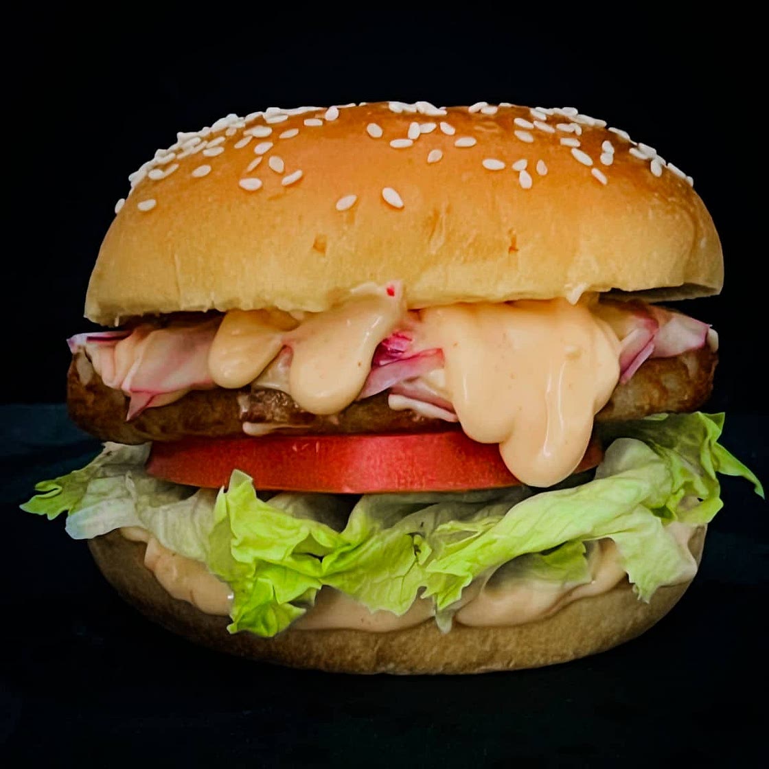 Aloo Tikki Burger (Potato Burger)