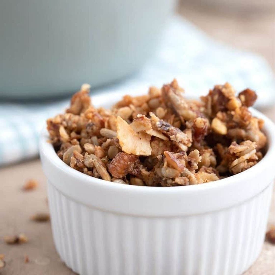 Low Carb Almond Butter Granola