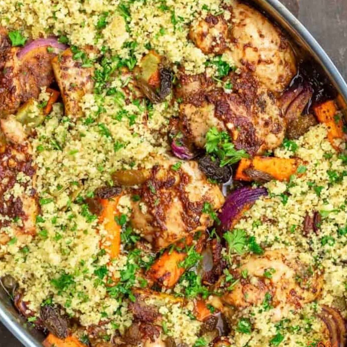 MOROCCAN STYLE CHICKEN WITH COUSCOUS