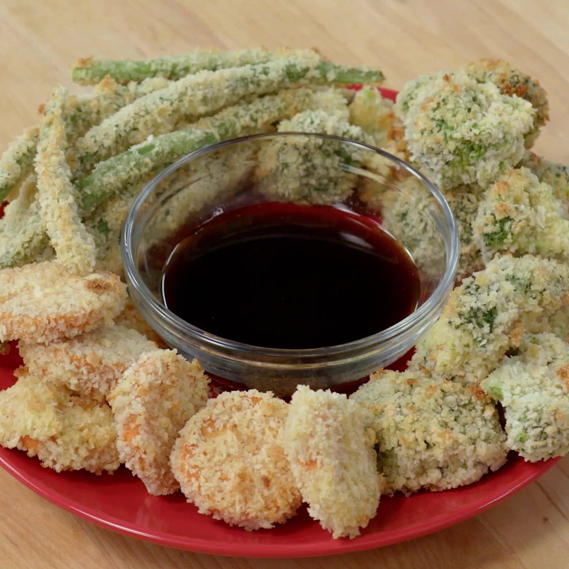 Baked Veggie Tempura